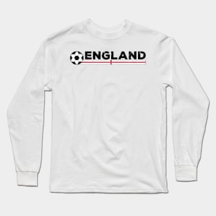 England Football Fan. England Soccer Design Long Sleeve T-Shirt